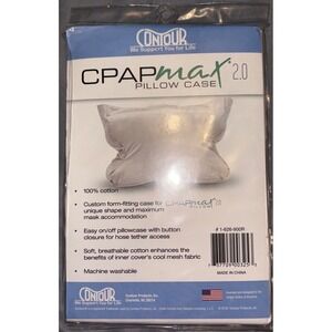 NEW Contour CPAPMax 2.0 Pillowcase, White